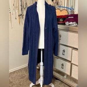 D &‎ co blue long cardigan